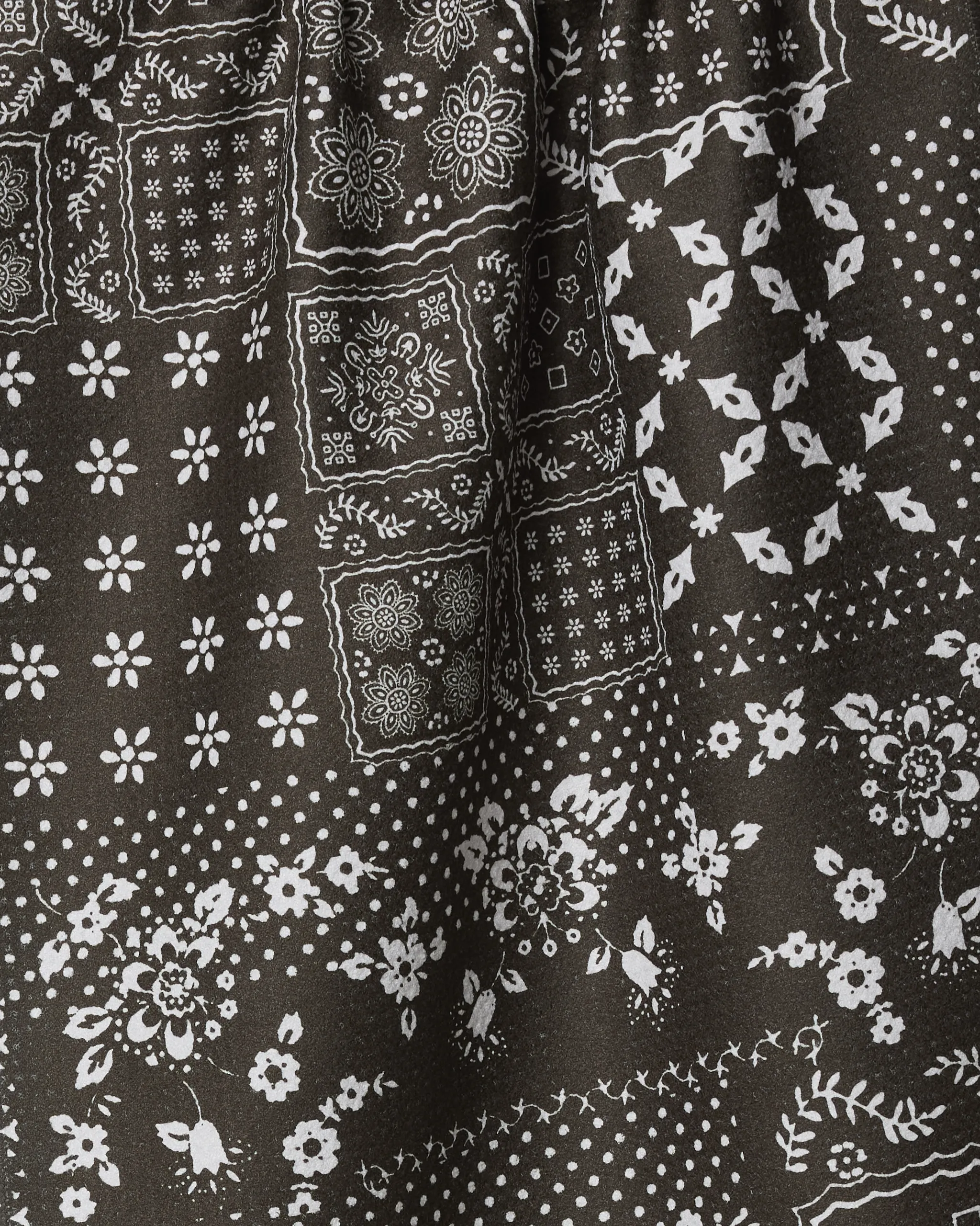 Blossoming Bandanna Brown - Image 2