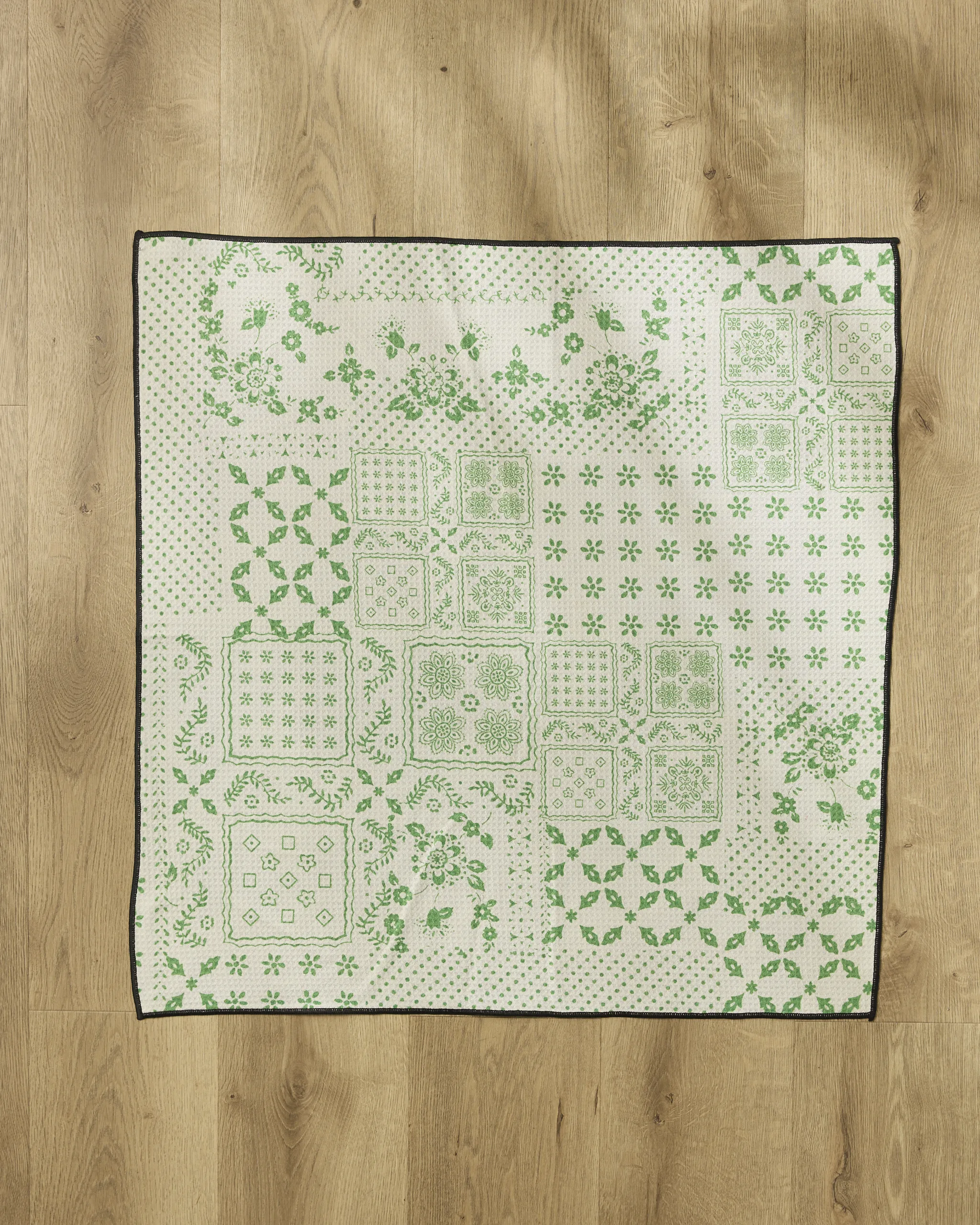 Blossoming Bandanna Green - Image 3