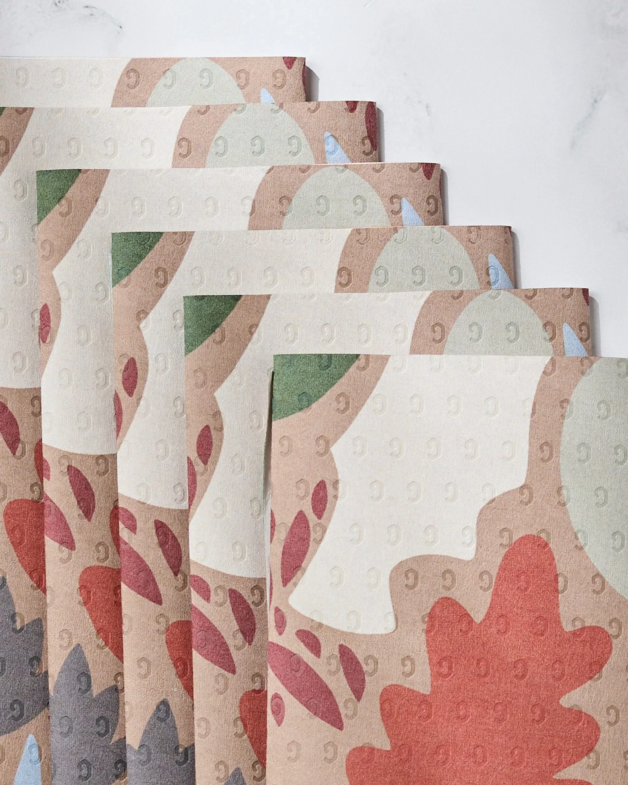 Cut Paper Leaves Mocha - Image 2