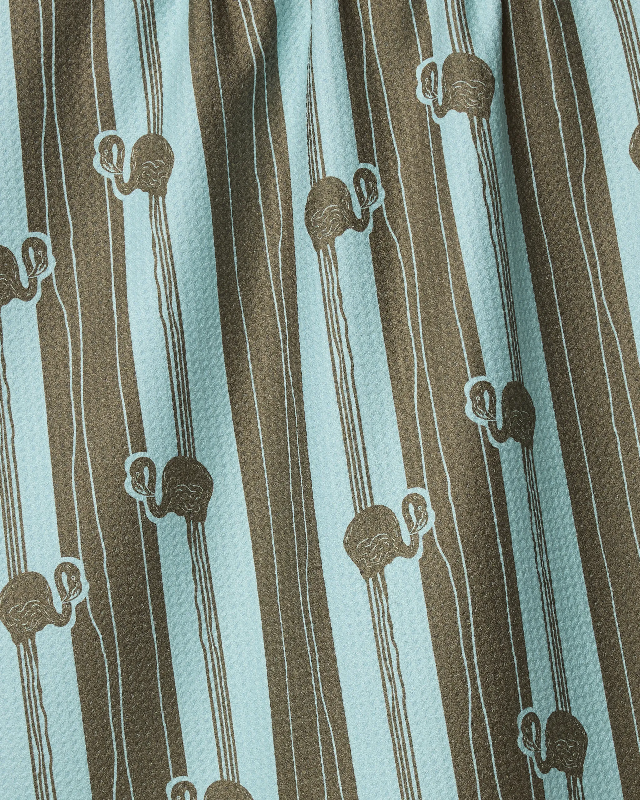 Flamingo Stripe Teal - Image 2
