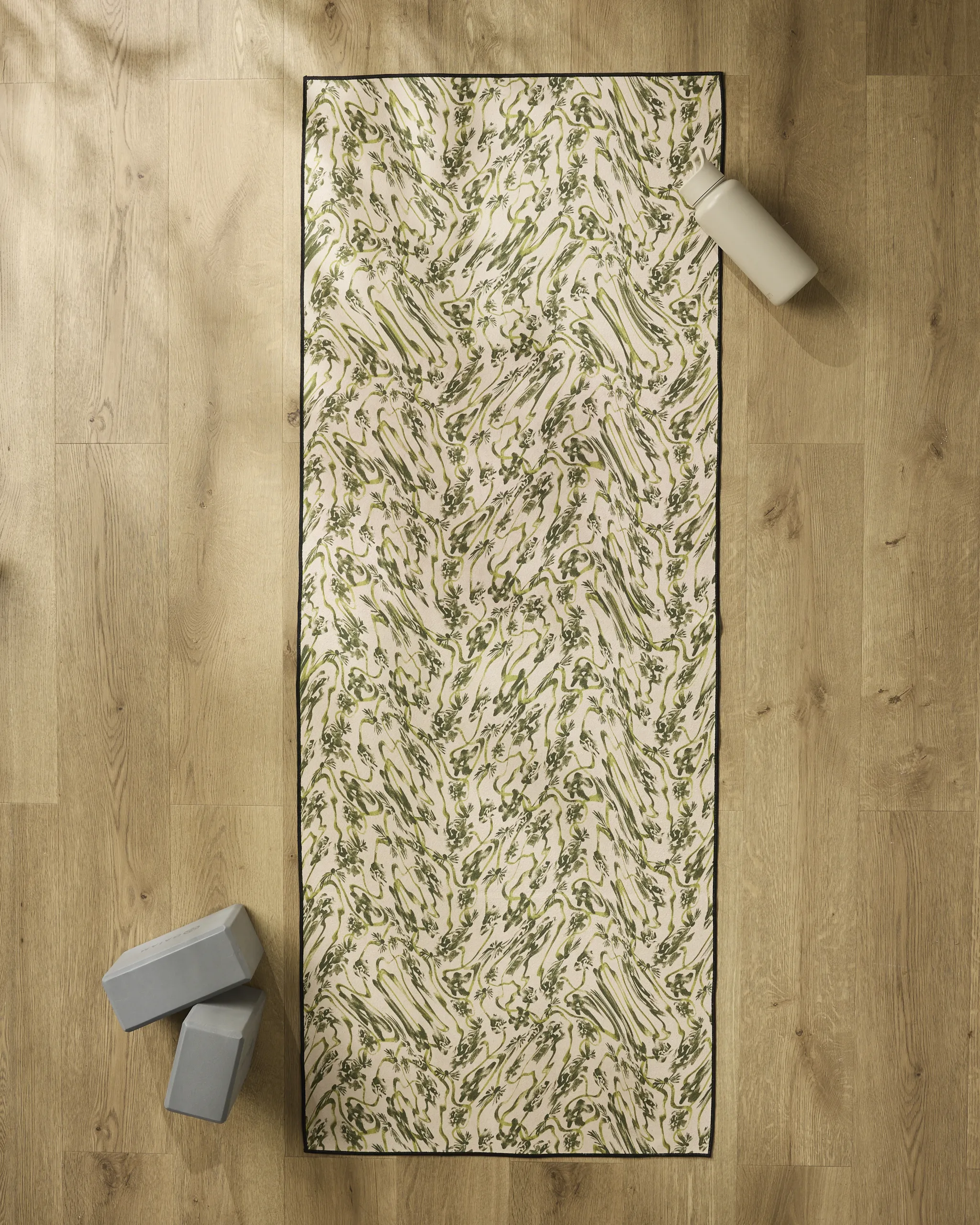 Floral Swirls Green