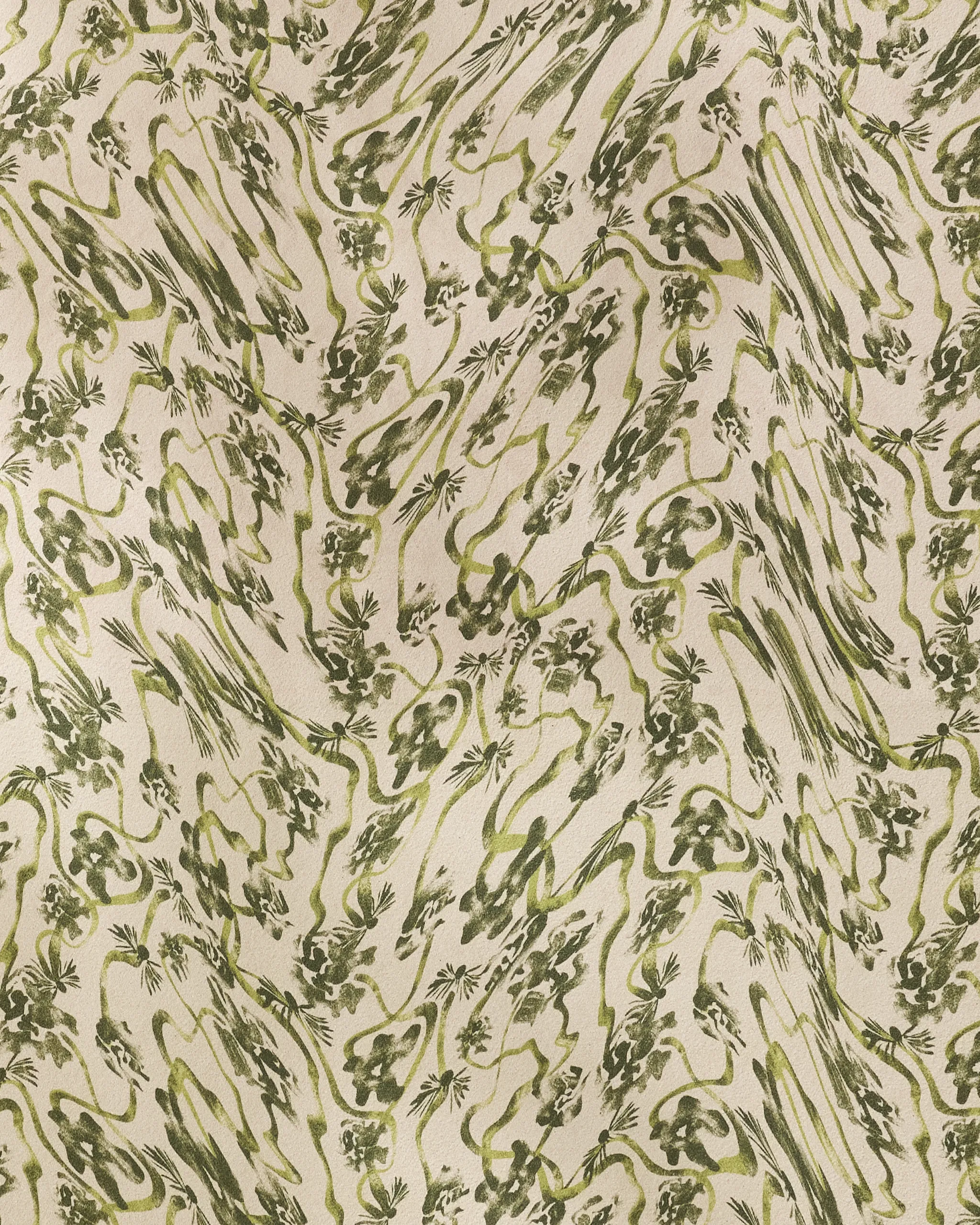 Floral Swirls Green - Image 2