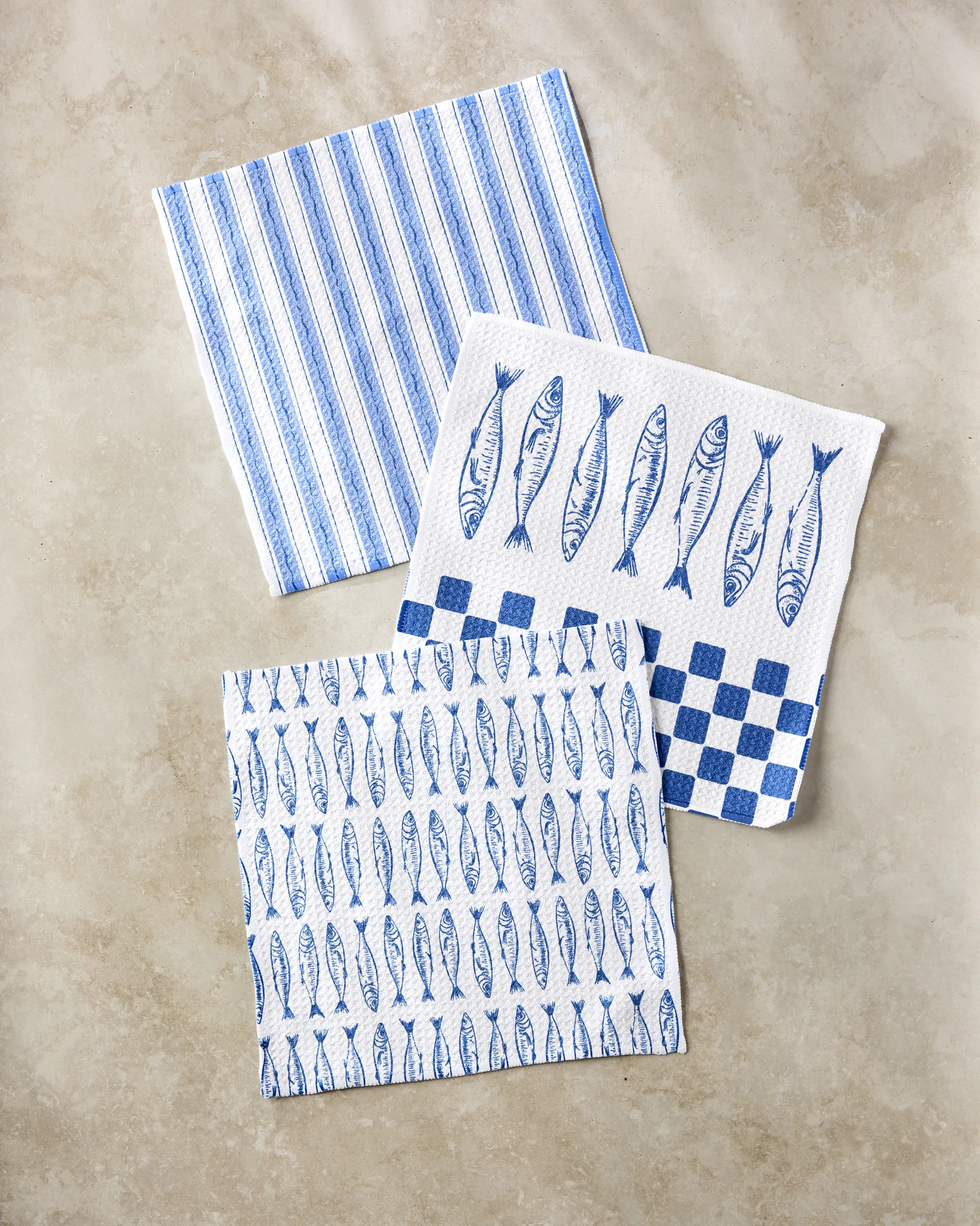 Sardine Check Blue