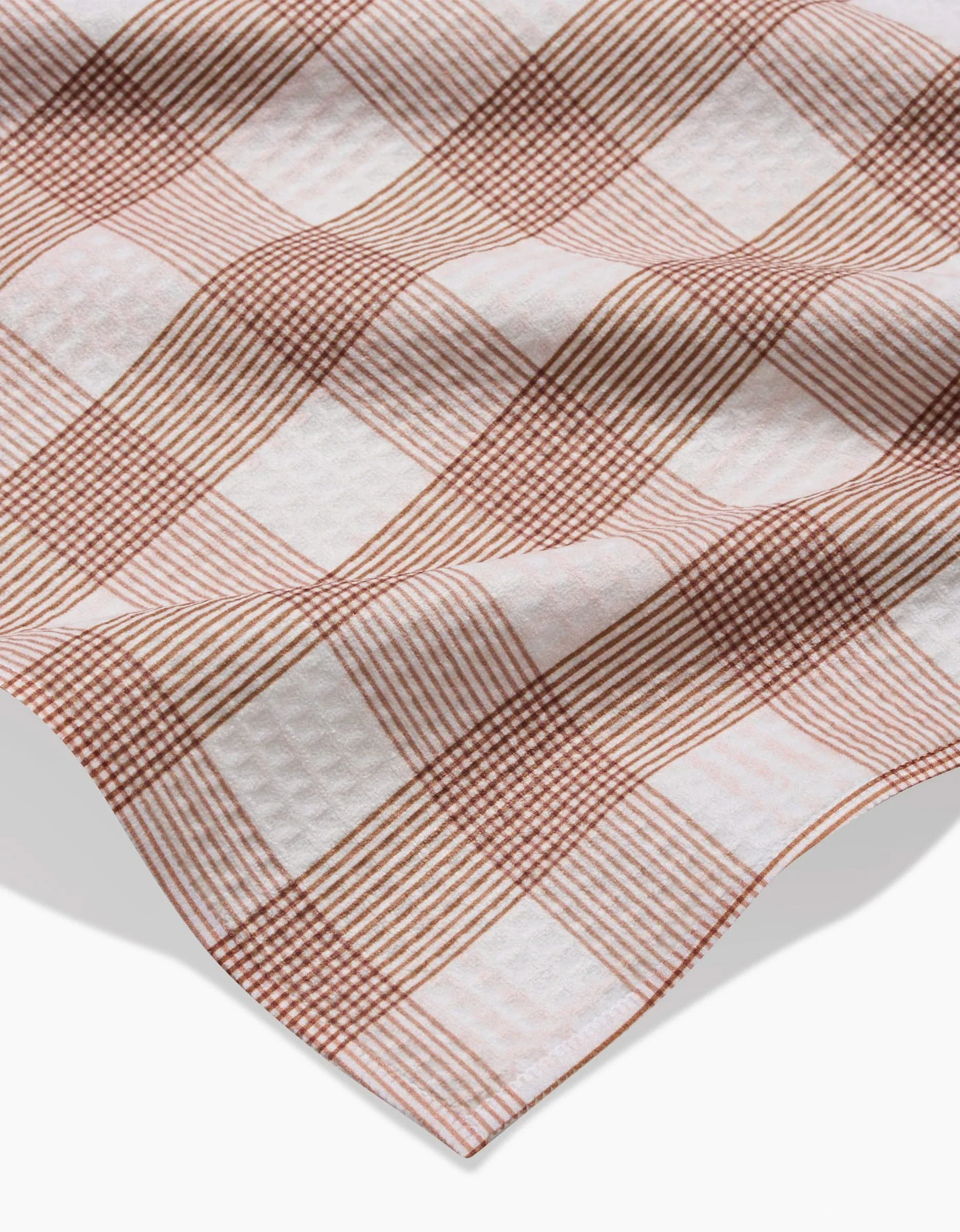 Vintage Gingham Natural - Image 2